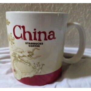 Starbucks CHINA Global Icon Collector Series 16 oz Mug 2012 You Are Here Travel